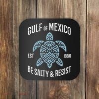Gulf Of Mexico Resist Protest Resistance Women Gift Coaster thumb 0