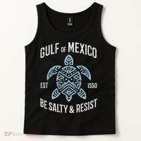 Gulf Of Mexico Resist Protest Resistance Women Gift Tank Top thumb 2