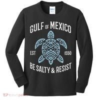 Gulf Of Mexico Resist Protest Resistance Women Gift Kids Long Sleeve Shirt thumb 0