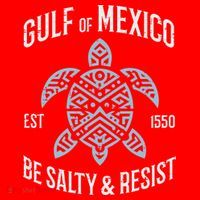 Gulf Of Mexico Resist Protest Resistance Women Gift Santa Hat thumb 1
