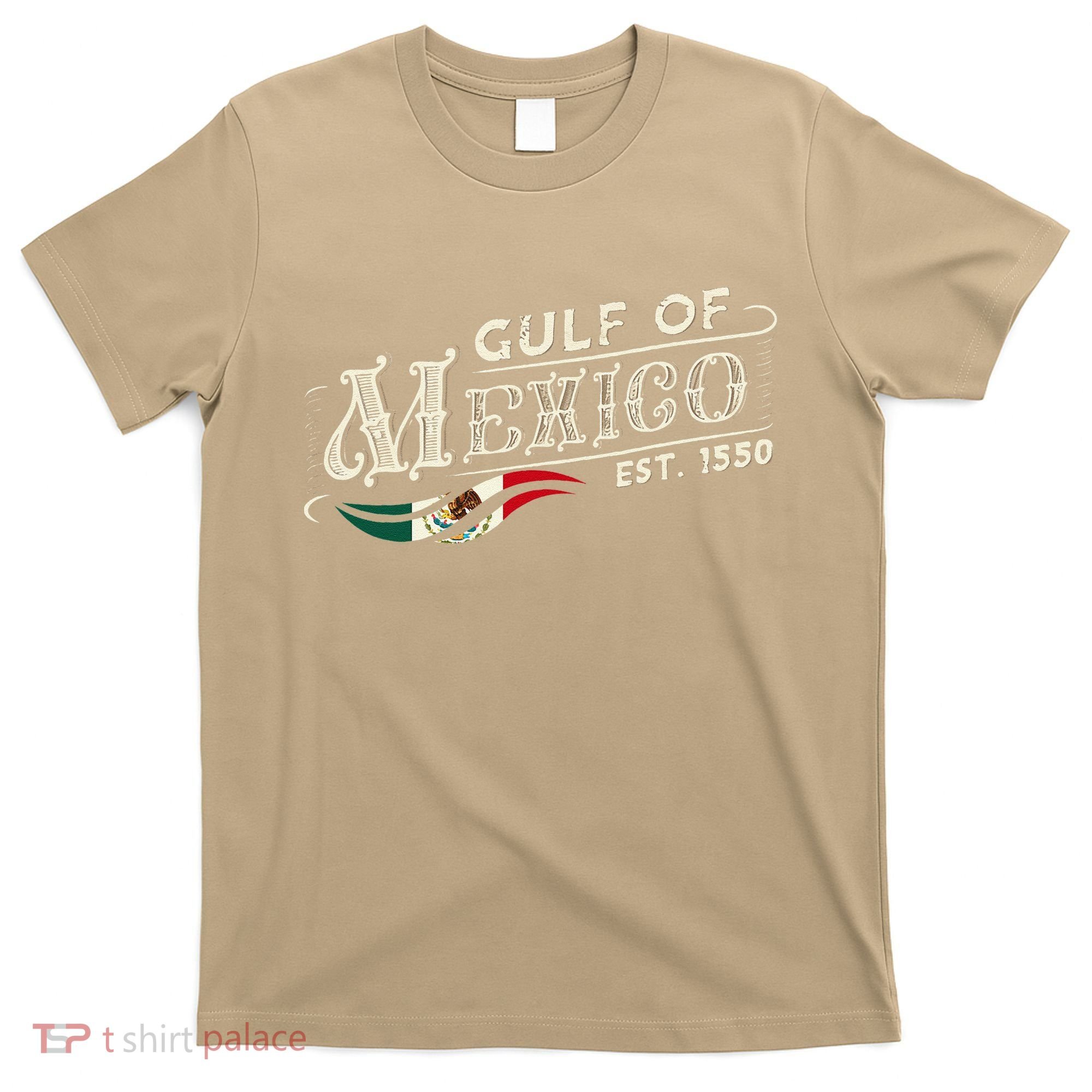 Gulf Of Mexico Est 1550 Retro Vintage T-Shirt
