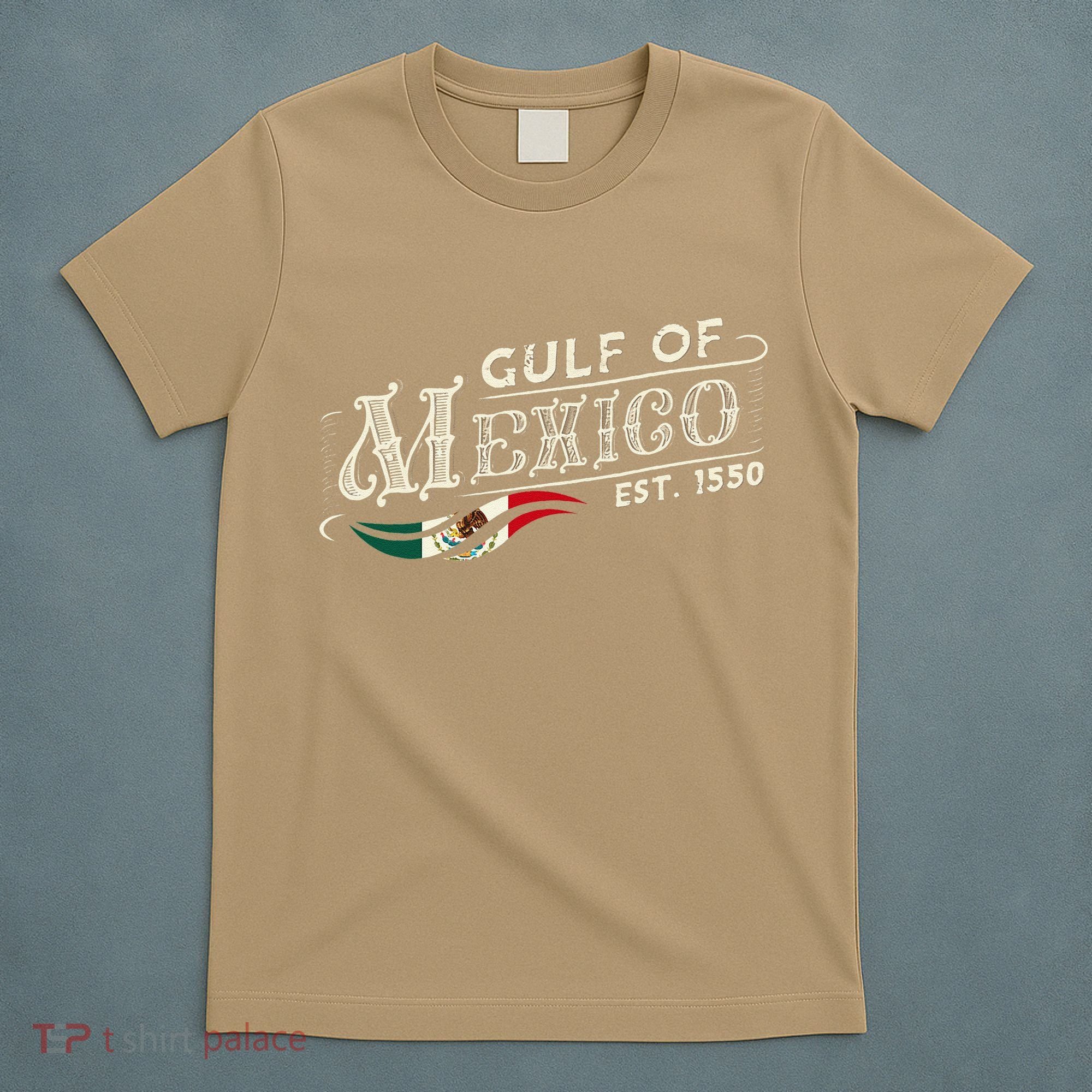 Gulf Of Mexico Est 1550 Retro Vintage T-Shirt