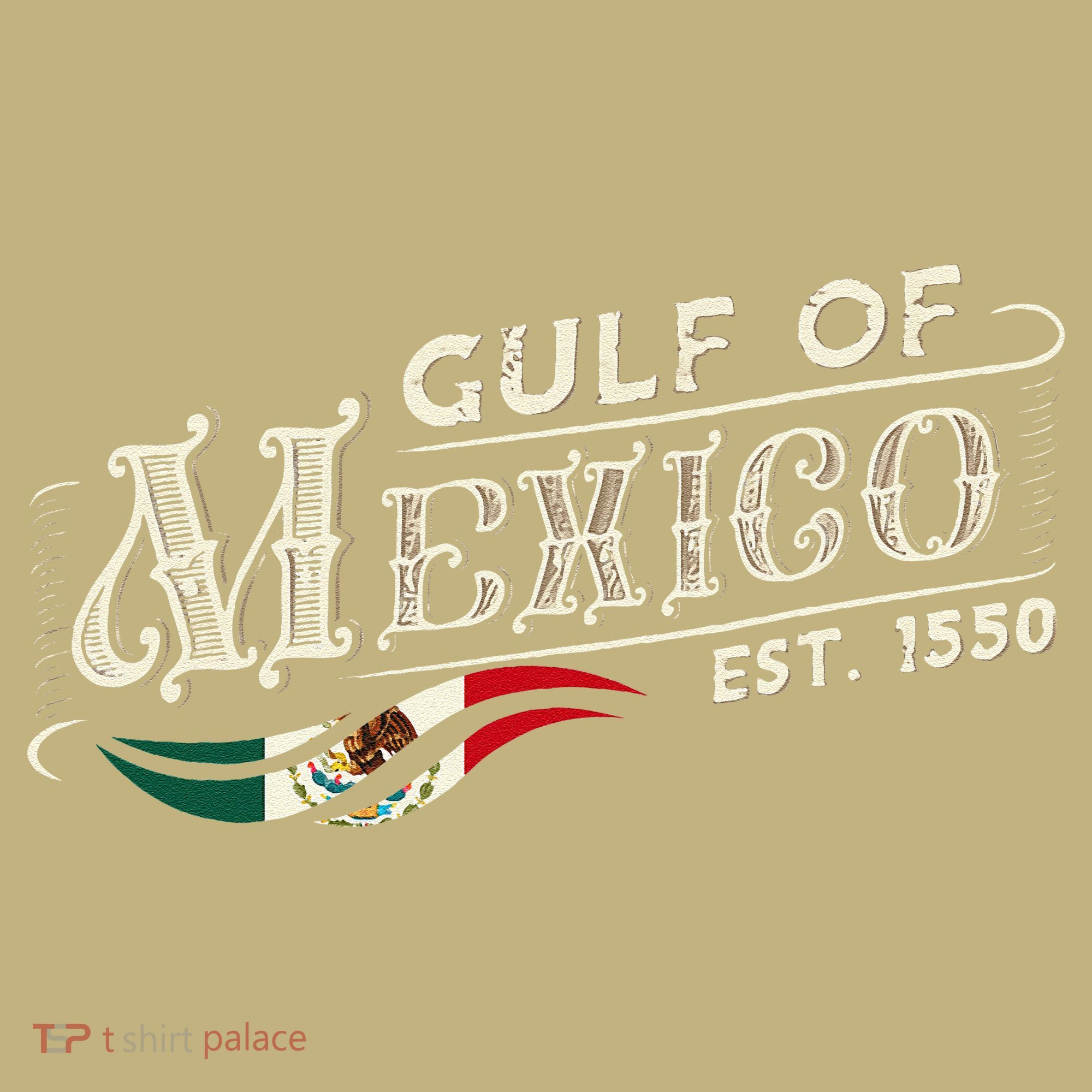 Gulf Of Mexico Est 1550 Retro Vintage T-Shirt