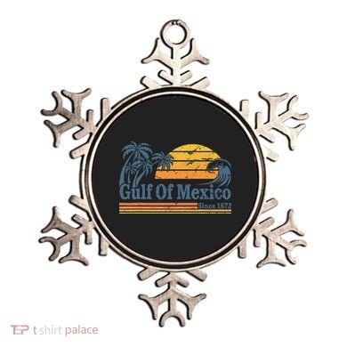 Gulf Of Mexico Since 1672 Retro Vintage Beach Ornament