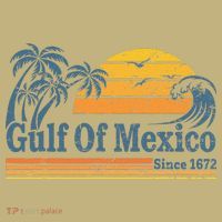 Gulf Of Mexico Since 1672 Retro Vintage Beach T-Shirt thumb 7