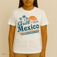 Gulf of Mexico Est 1550 Retro Vintage Beach Gulf of Mexico T-Shirt thumb 4