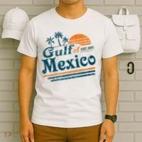 Gulf of Mexico Est 1550 Retro Vintage Beach Gulf of Mexico T-Shirt thumb 6