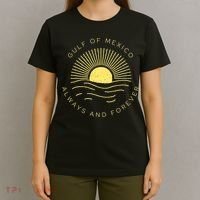 Gulf Of Mexico Always & Forever Vintage Sunset Political T-Shirt thumb 4