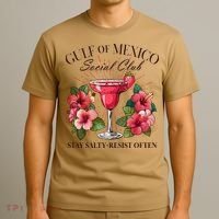 Gulf Of Mexico Social Club Stay Salty Resist Often T-Shirt thumb 3