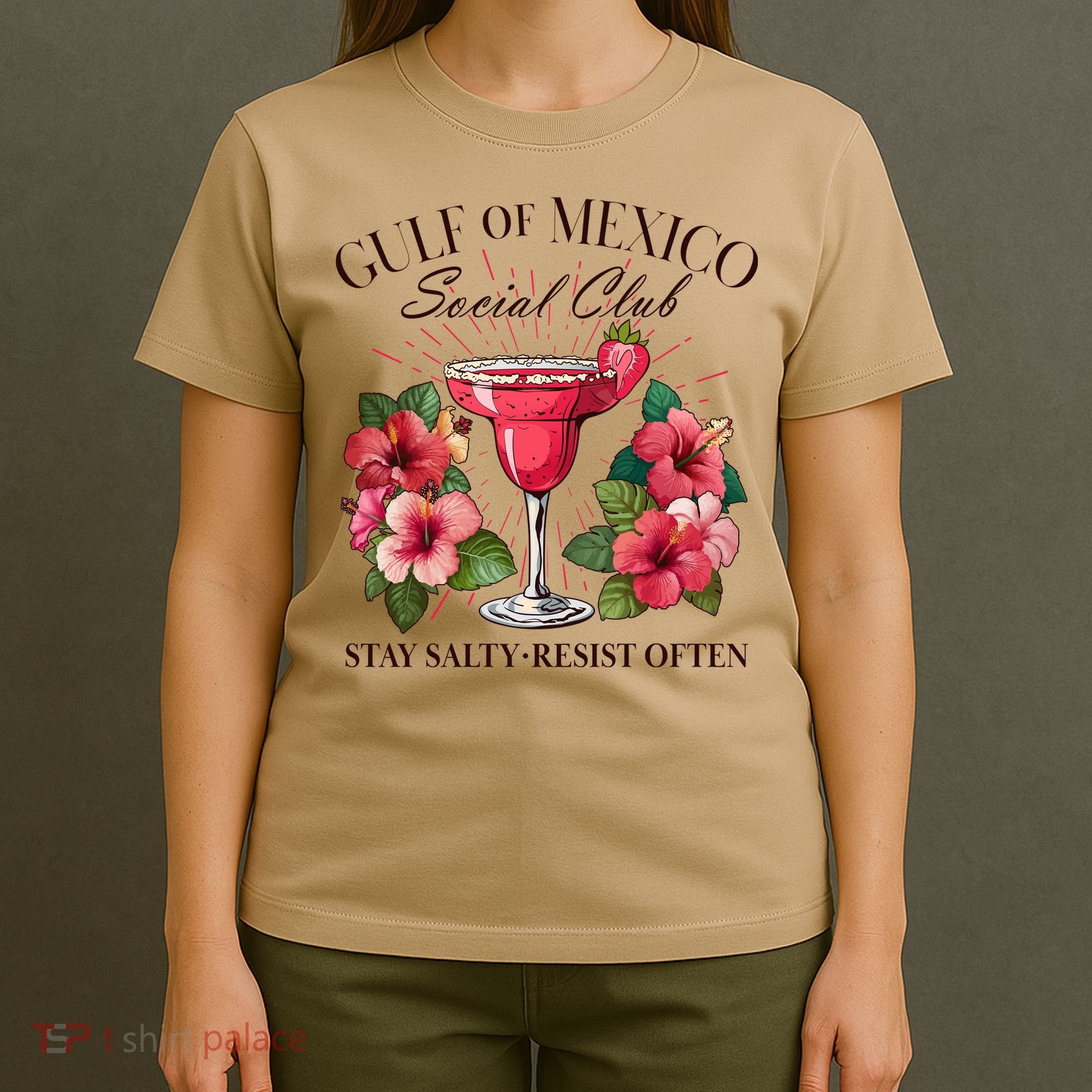 Gulf Of Mexico Social Club Stay Salty Resist Often T-Shirt