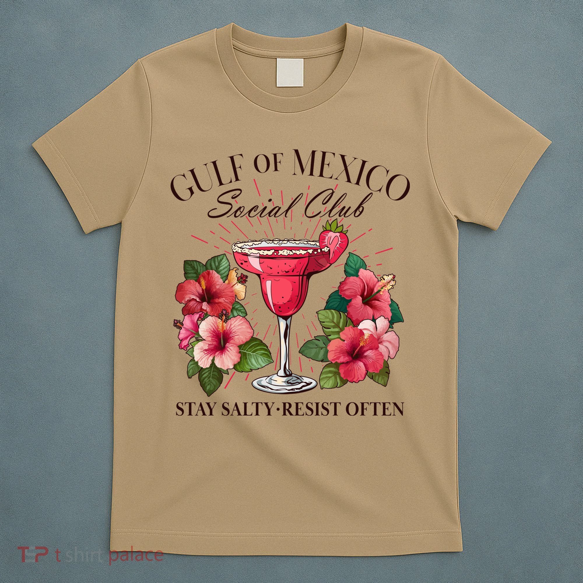 Gulf Of Mexico Social Club Stay Salty Resist Often T-Shirt