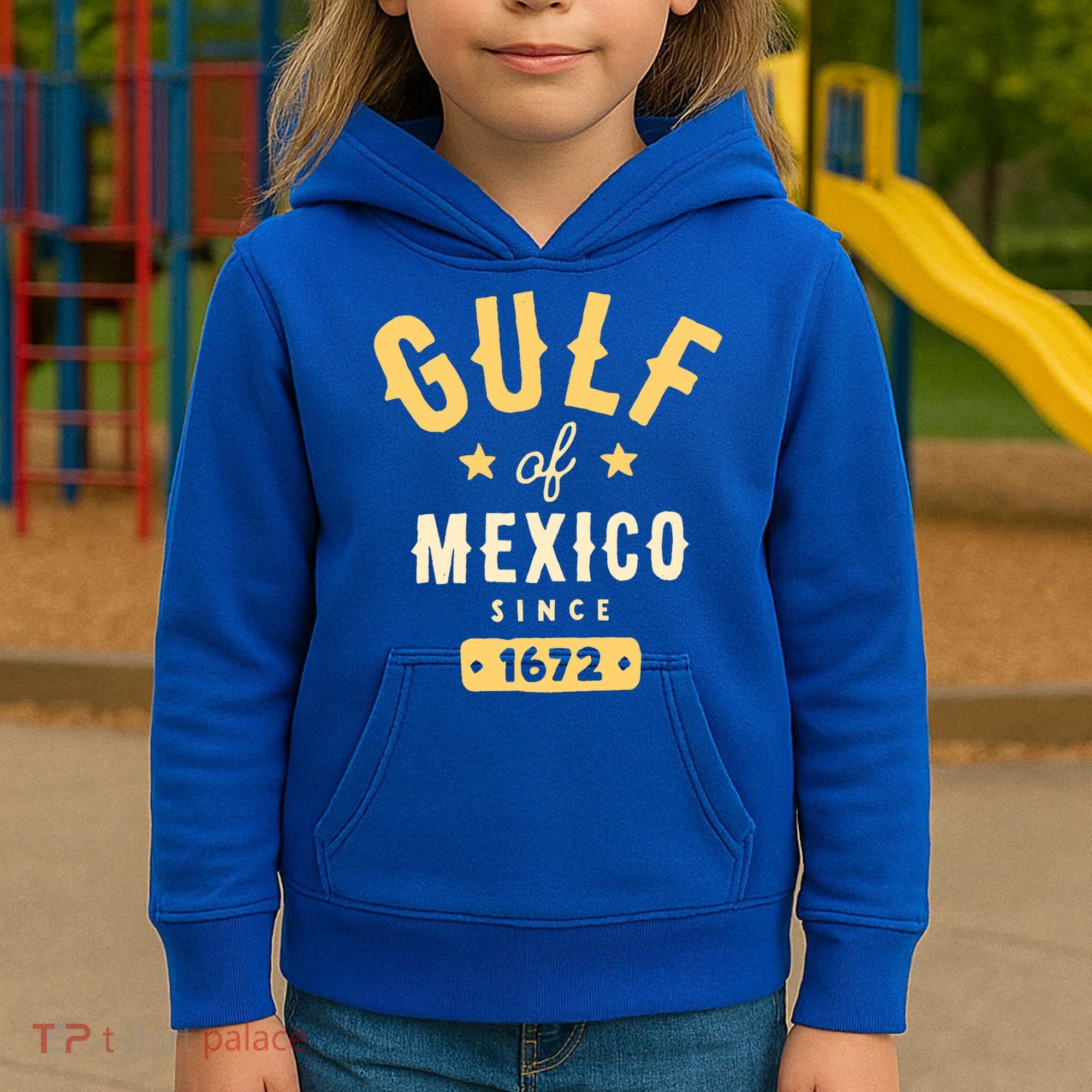 Gulf Of Mexico Since 1672 Kids Hoodie