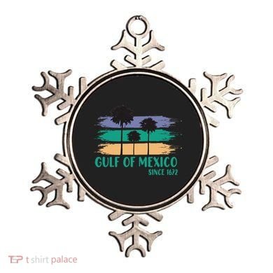 Gulf Of Mexico Since 1672 Retro Vintage Tree Art Ornament