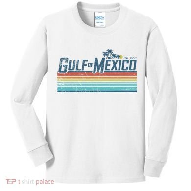 Gulf Of Mexico Kids Long Sleeve Shirt
