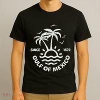 Gulf Of Mexico Forever Since 1672 Vintage Mexican Pride T-Shirt thumb 3