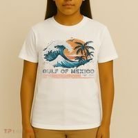 Gulf Of Mexico Retro Vintage T-Shirt thumb 4