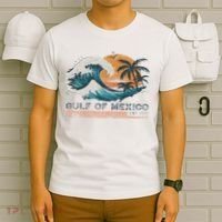 Gulf Of Mexico Retro Vintage T-Shirt thumb 6