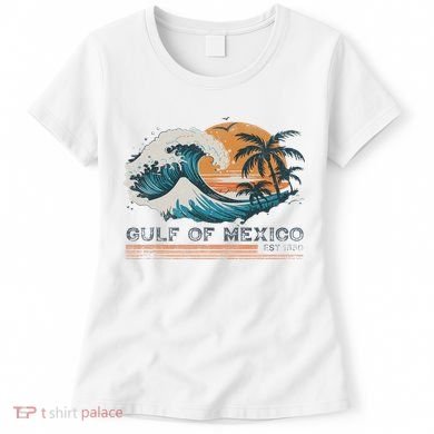 Gulf Of Mexico Retro Vintage Women's T-Shirt
