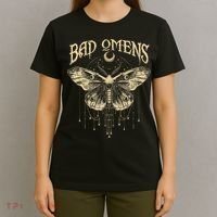 Graphic Omens Music 80s 90s Bad Classic Moths And Moons T-Shirt thumb 4