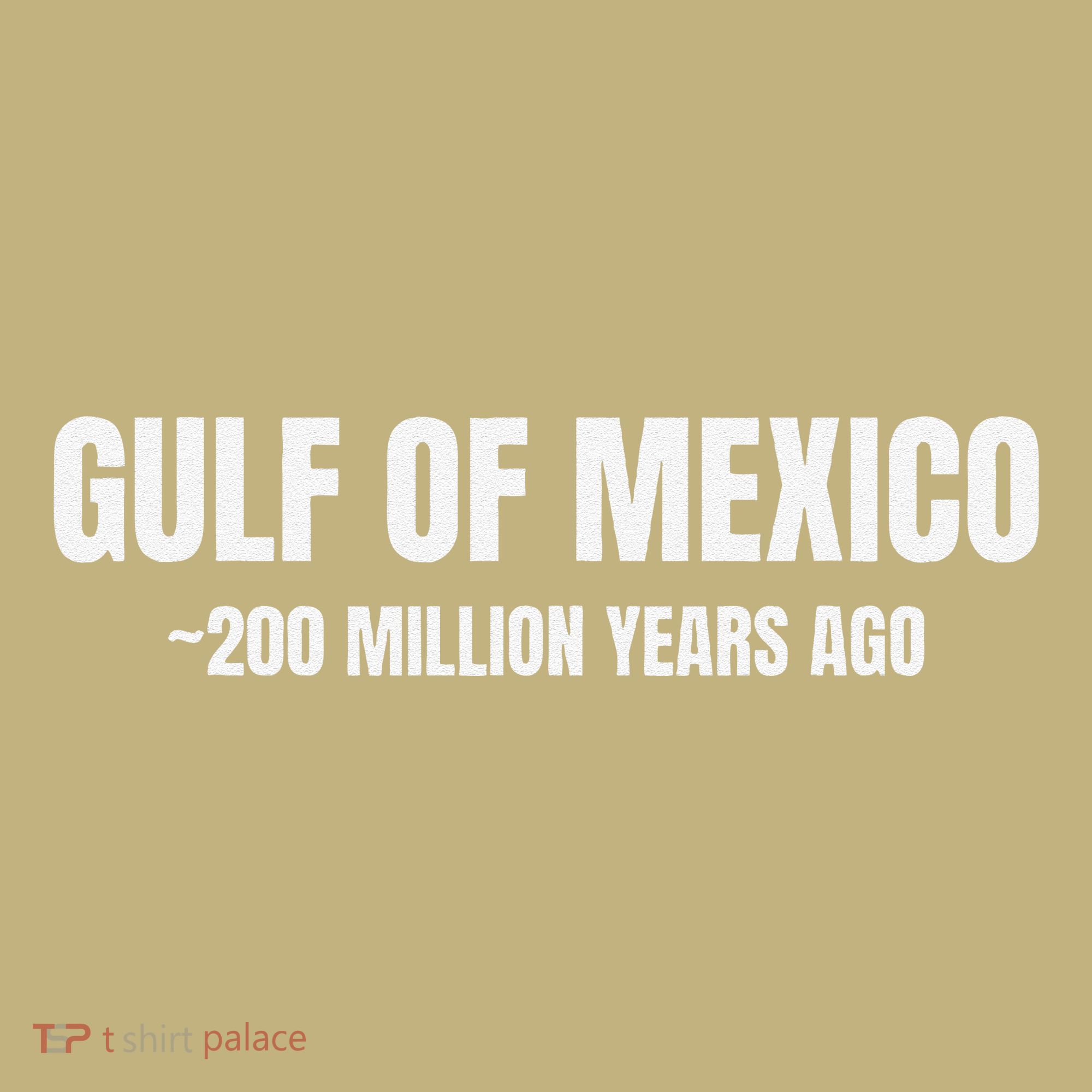 Gulf Of Mexico Vintage 200 Million Years Ago T-Shirt