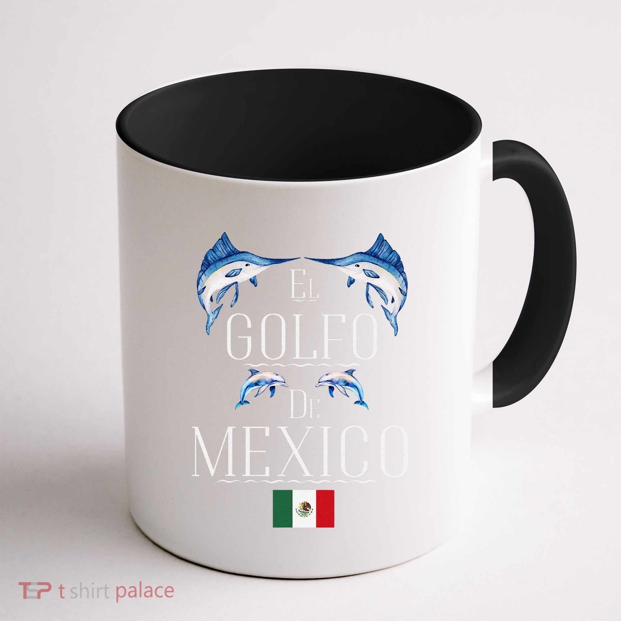 Golf Of Mexico Marlin El Golfo De MéXico Dolphin Flag Coffee Mug