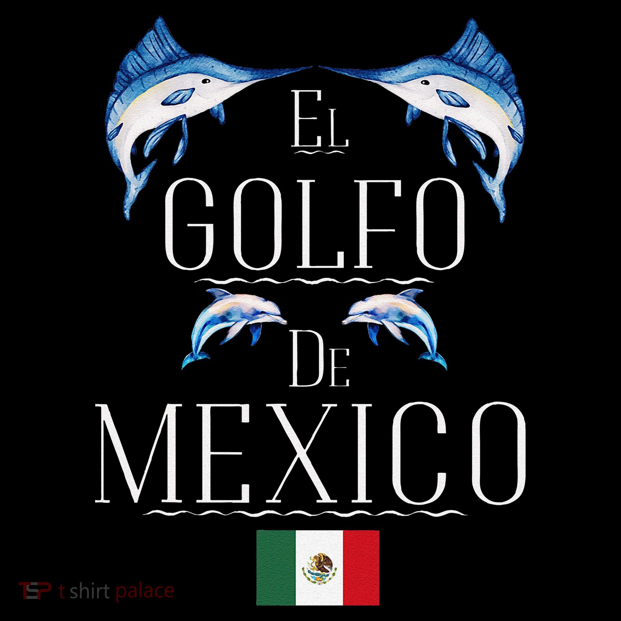 Golf Of Mexico Marlin El Golfo De MéXico Dolphin Flag Coffee Mug
