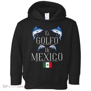 Golf Of Mexico Marlin El Golfo De MéXico Dolphin Flag Toddler Hoodie