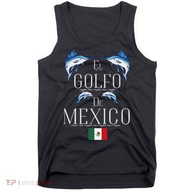 Golf Of Mexico Marlin El Golfo De MéXico Dolphin Flag Tank Top