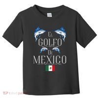 Golf Of Mexico Marlin El Golfo De MéXico Dolphin Flag Toddler T-Shirt thumb 0
