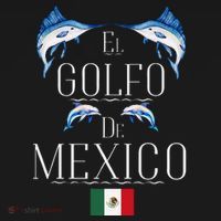 Golf Of Mexico Marlin El Golfo De MéXico Dolphin Flag Visor thumb 3