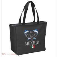 Golf Of Mexico Marlin El Golfo De MéXico Dolphin Flag Tote Bag thumb 2