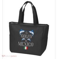 Golf Of Mexico Marlin El Golfo De MéXico Dolphin Flag Tote Bag thumb 3