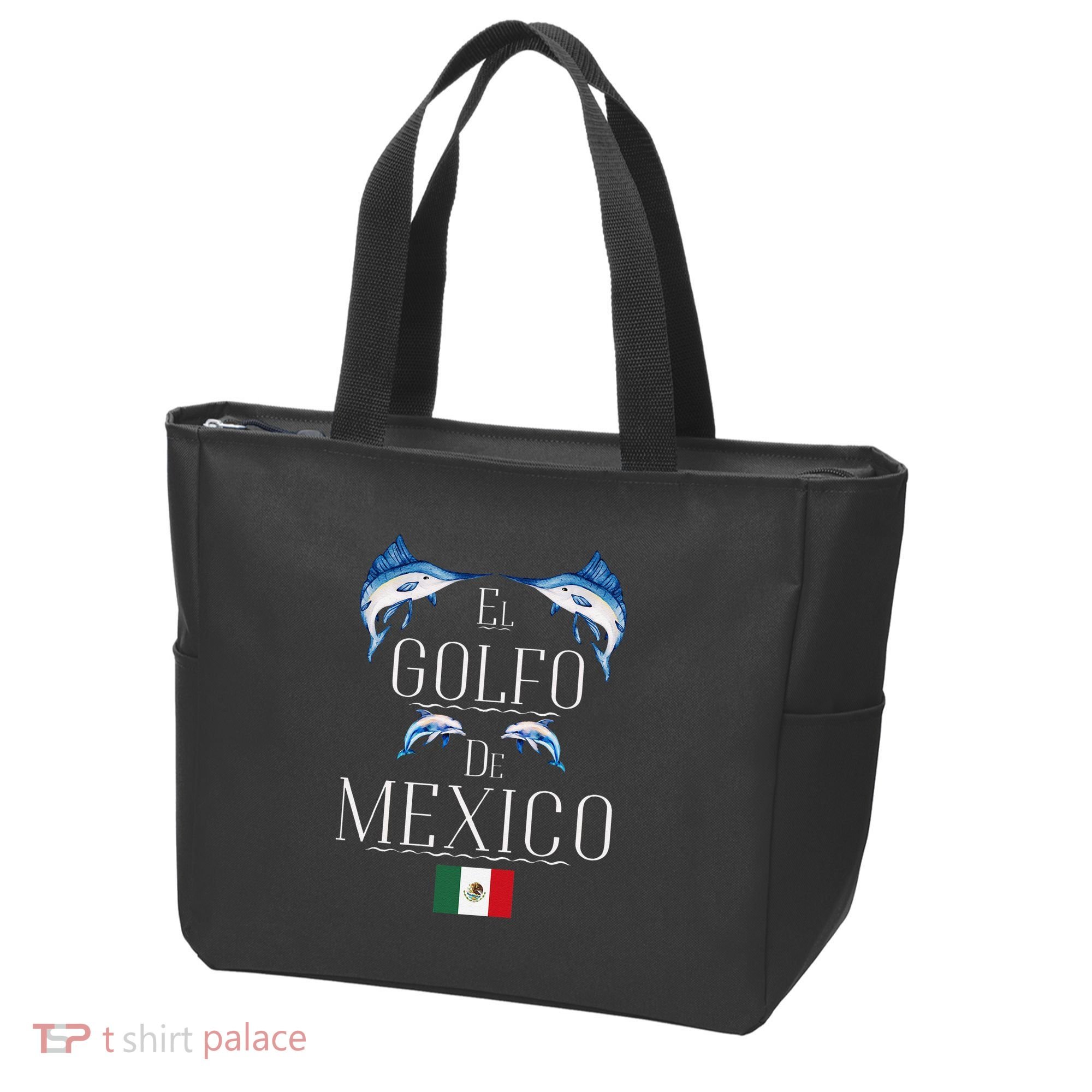 Golf Of Mexico Marlin El Golfo De MéXico Dolphin Flag Tote Bag