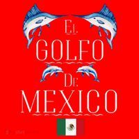 Golf Of Mexico Marlin El Golfo De MéXico Dolphin Flag Santa Hat thumb 1