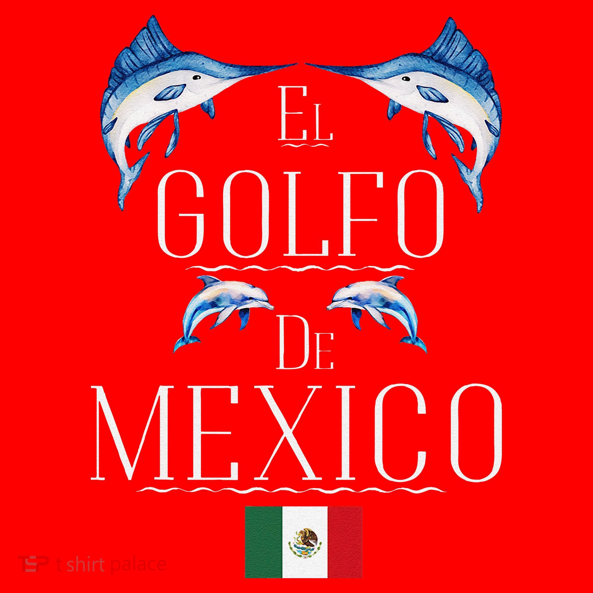 Golf Of Mexico Marlin El Golfo De MéXico Dolphin Flag Santa Hat