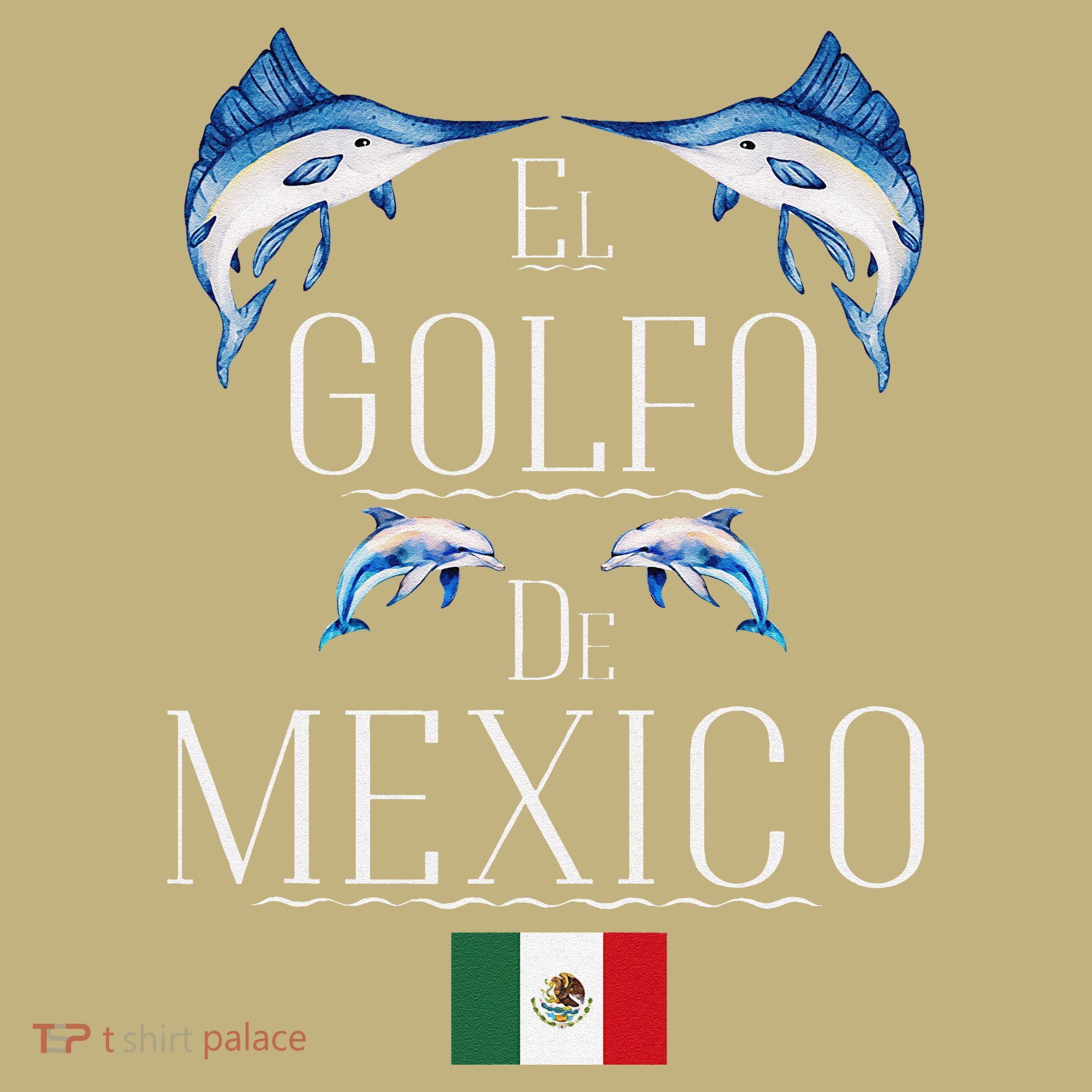Golf Of Mexico Marlin El Golfo De MéXico Dolphin Flag Button