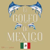 Golf Of Mexico Marlin El Golfo De MéXico Dolphin Flag Mousepad thumb 1