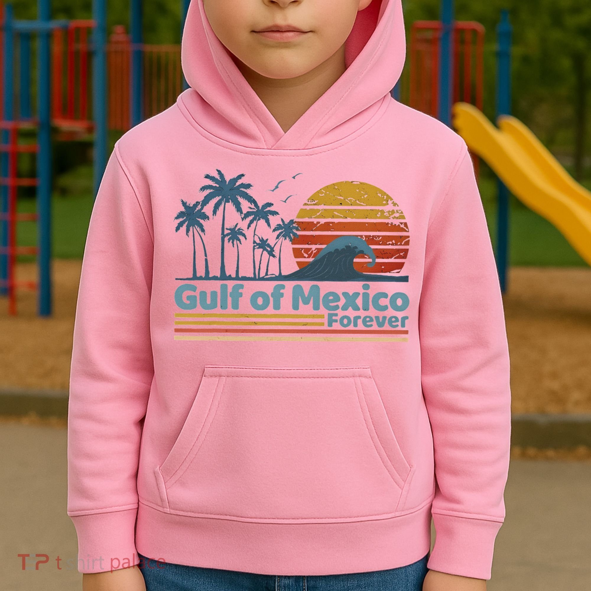 Gulf Of Mexico Forever Kids Hoodie