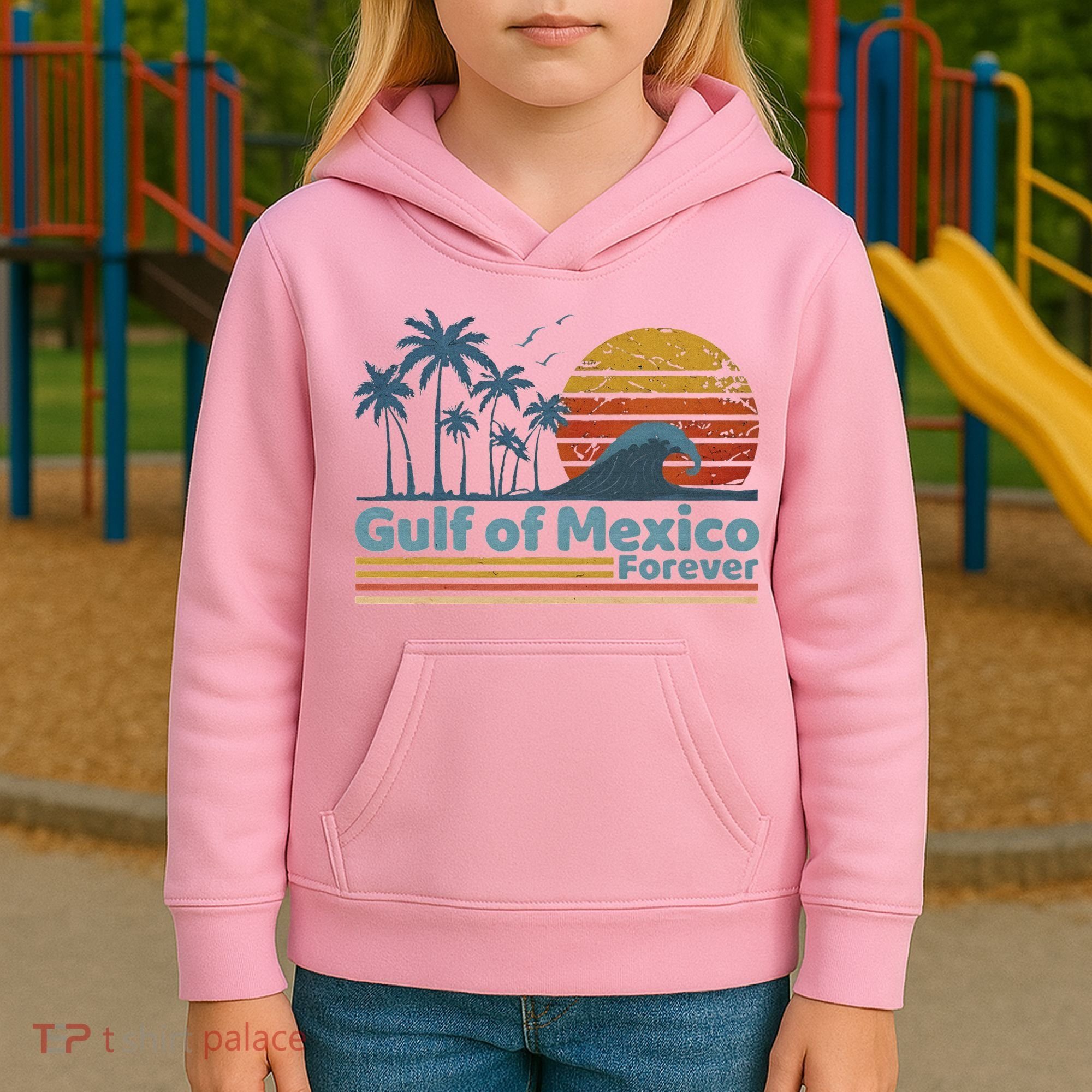 Gulf Of Mexico Forever Kids Hoodie