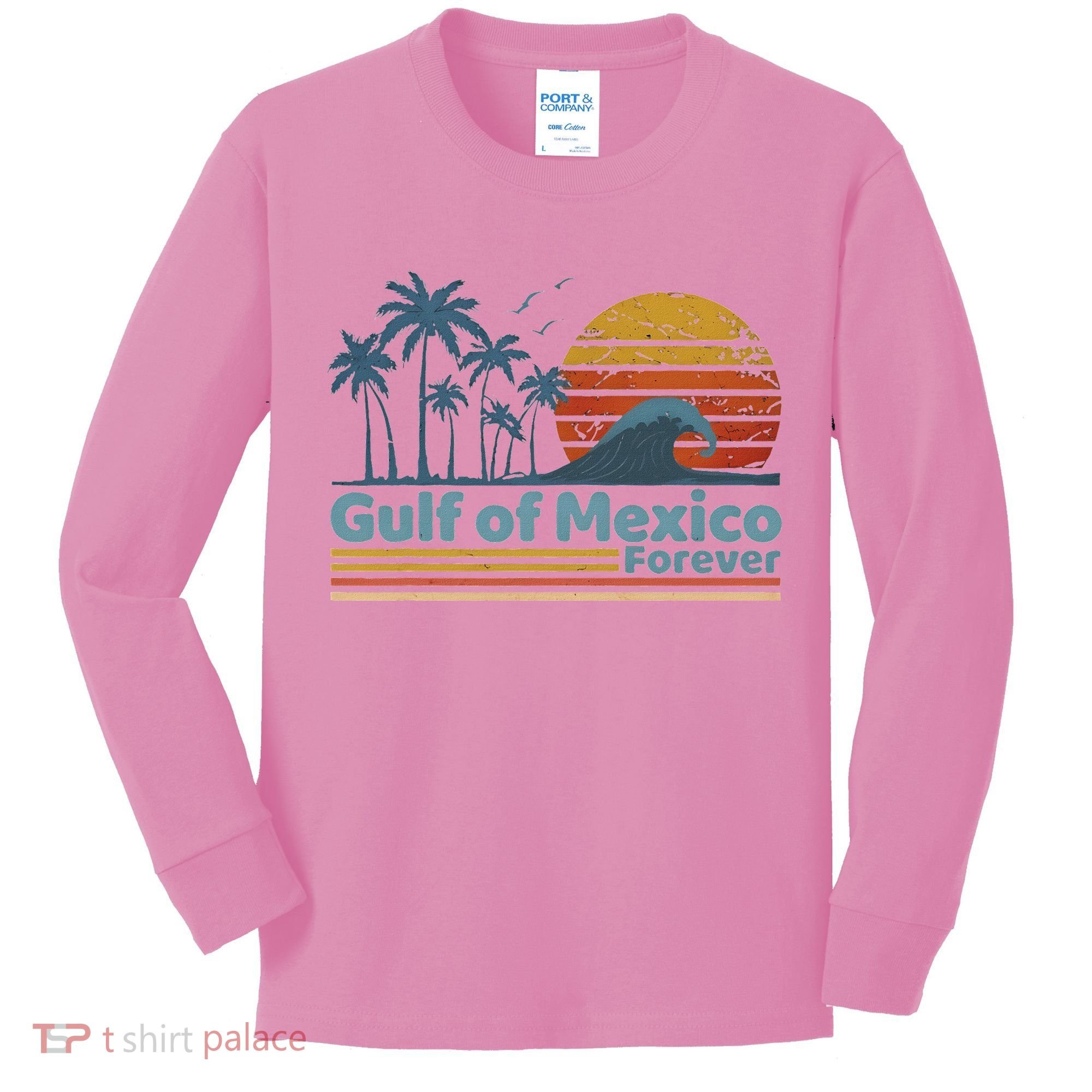 Gulf Of Mexico Forever Kids Long Sleeve Shirt