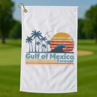 Gulf Of Mexico Forever Golf Towel thumb 1