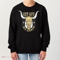 Get Off My Ranch Bull Women's Sweatshirt thumb 0