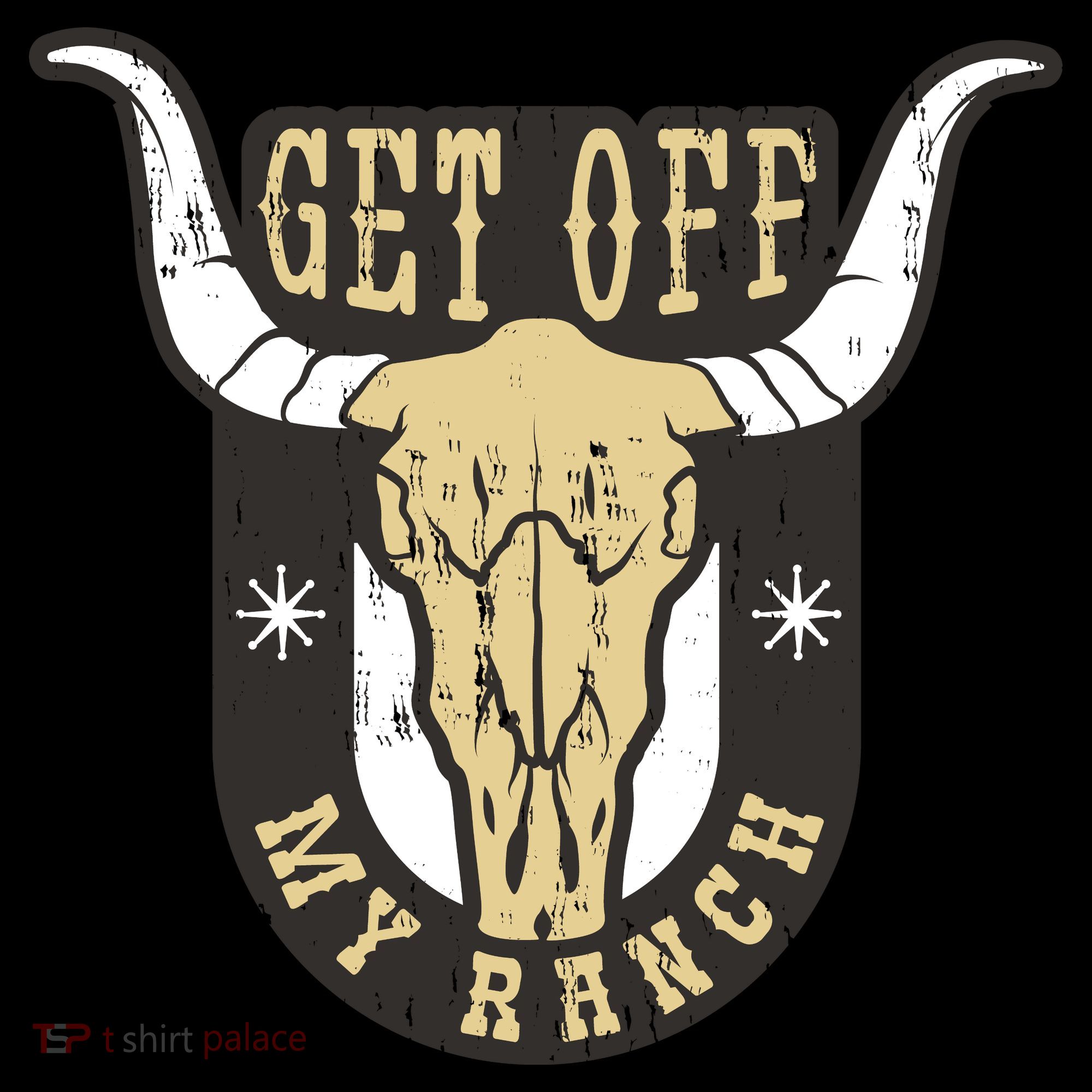 Get Off My Ranch Bull Apron