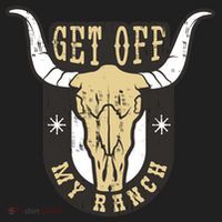 Get Off My Ranch Bull Beanie thumb 2