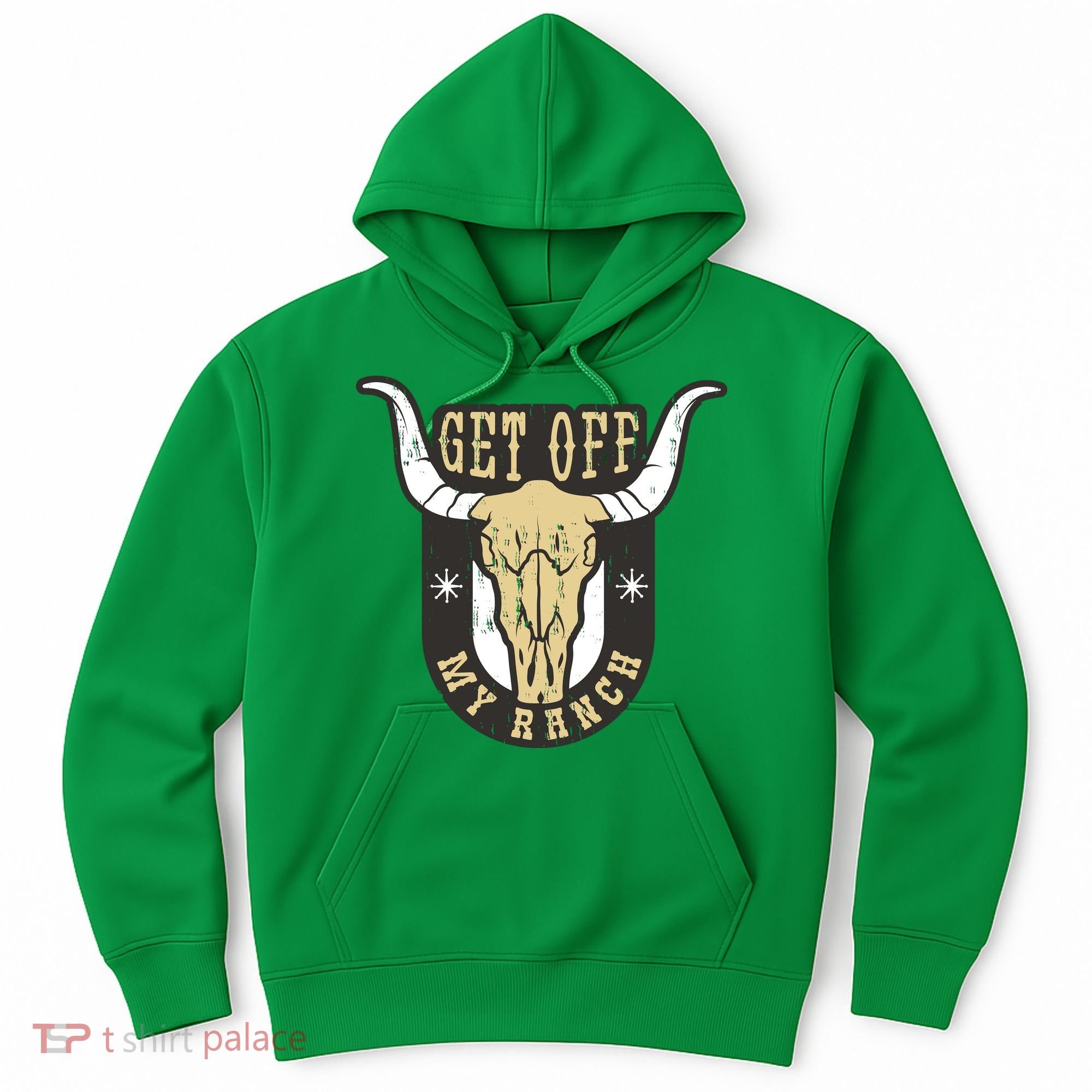 Get Off My Ranch Bull Hoodie