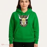 Get Off My Ranch Bull Hoodie thumb 5