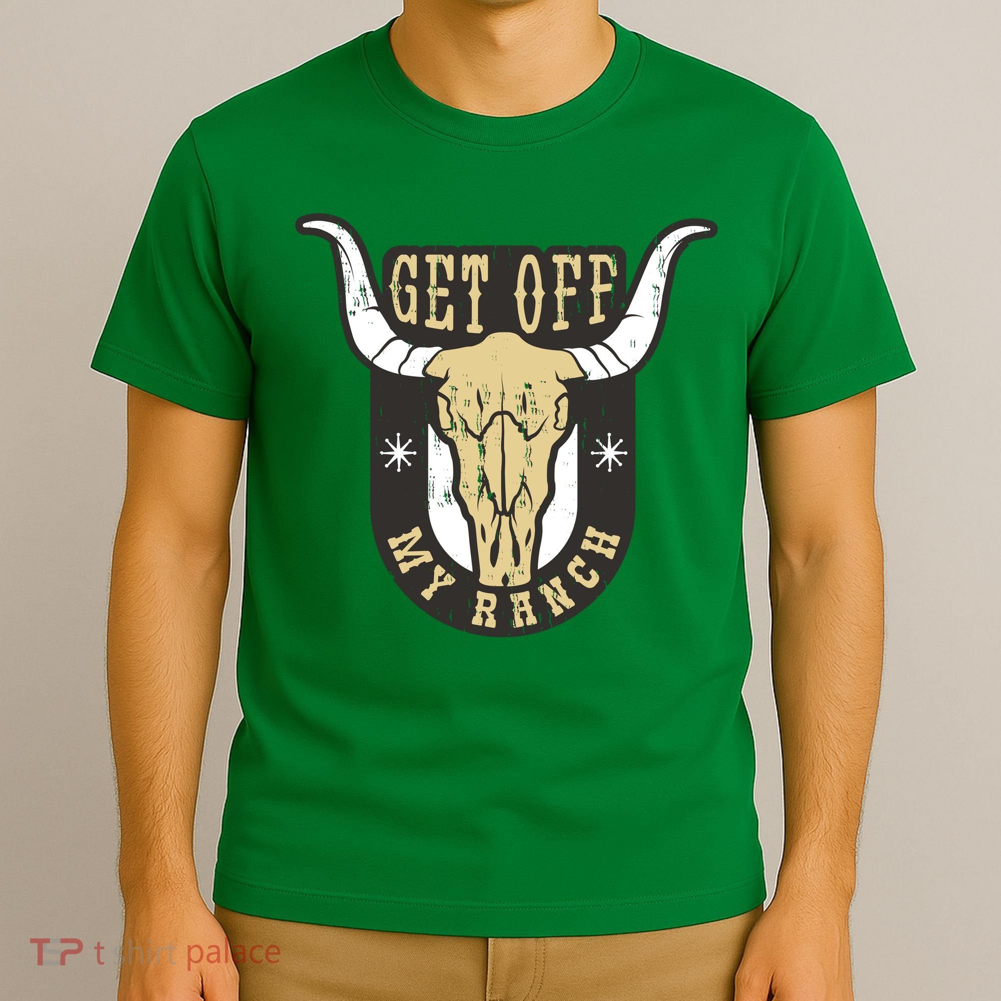 Get Off My Ranch Bull T-Shirt