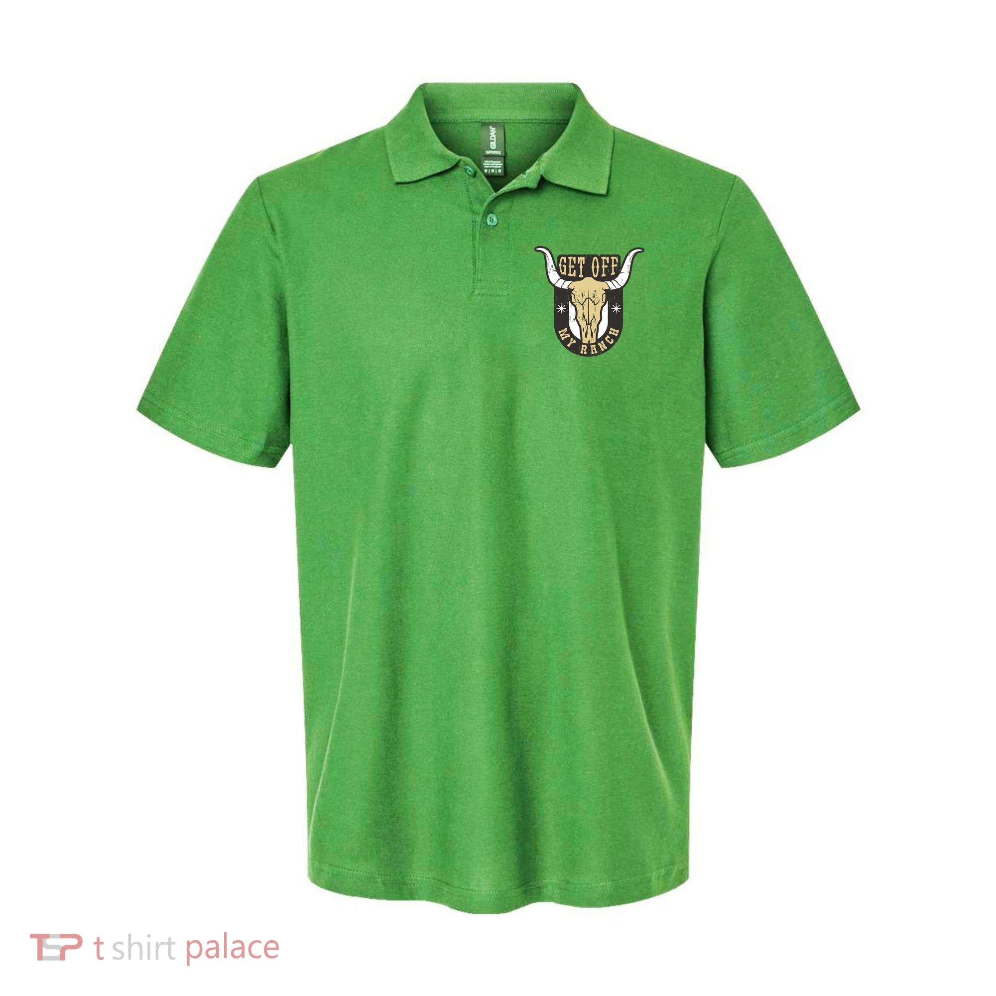 Get Off My Ranch Bull Polo