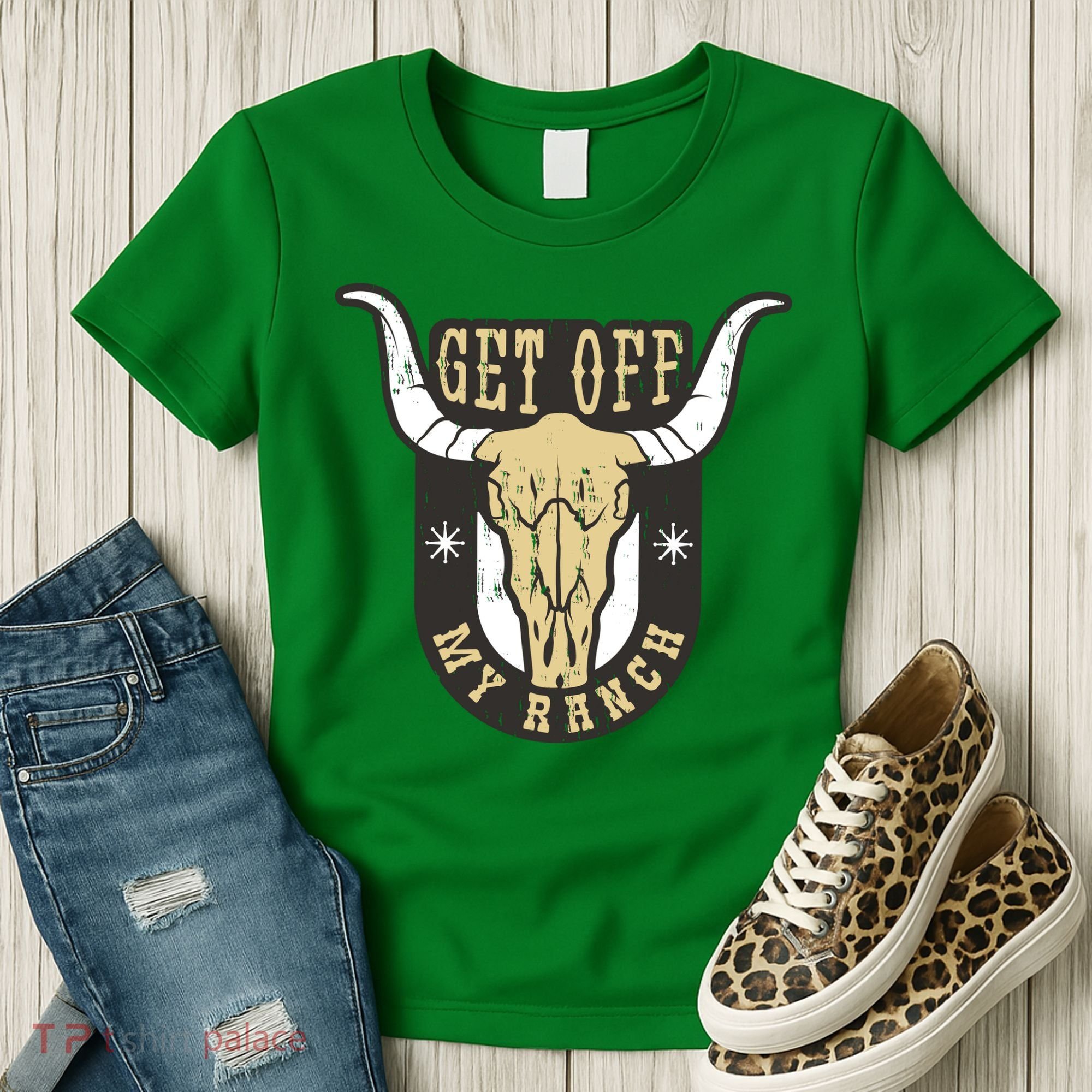 Get Off My Ranch Bull Women's T-Shirt