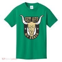 Get Off My Ranch Bull Kids T-Shirt thumb 0